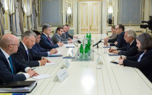 Petro Poroshenko and Gaiko Maas