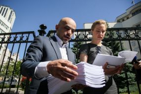 Mustafa Nayem and Svetlana Zalishchuk