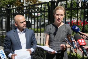 Mustafa Nayem and Svetlana Zalishchuk