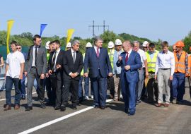 Открытие моста на автодороге Одесса - Рени