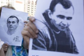 Portraits of Oleg Sentsov