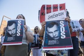 Portraits of Oleg Sentsov