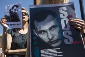 Portraits of Oleg Sentsov