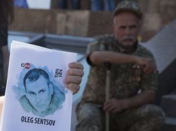 Portrait of Oleg Sentsov