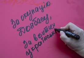 The action in support of Oleg Sentsov