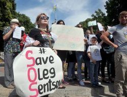 Action in support of Oleg Sentsov in Kharkiv