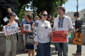 Action in support of Oleg Sentsov in Kharkiv