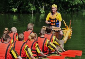 Соревнования по гребле на лодках «Золотой Дракон-2018»