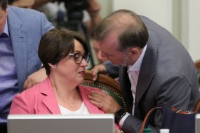 Nina Yuzhanina and Oleksandr Bakumenko