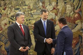Petro Poroshenko,Felipe VI King of Spain