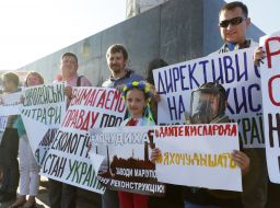 Rally "I want to breathe" in Mariupol