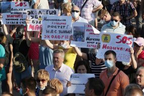 Rally "I want to breathe" in Mariupol