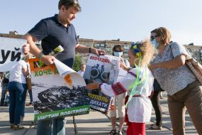 Rally "I want to breathe" in Mariupol