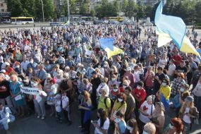Rally "I want to breathe" in Mariupol