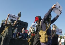 Rally "I want to breathe" in Mariupol