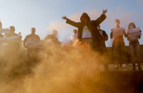 Rally "I want to breathe" in Mariupol