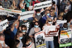 Rally "I want to breathe" in Mariupol