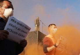 Rally "I want to breathe" in Mariupol