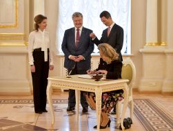 Встреча Петра Порошенко и Принца Лихтенштейна Алоиза