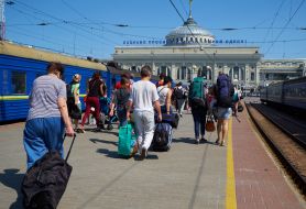 Railway station in Odessa