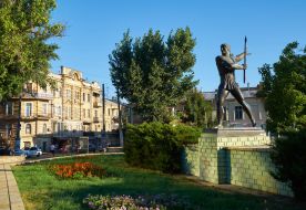 Railway station in Odessa