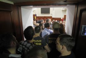 Активісти організації «Національні дружини»