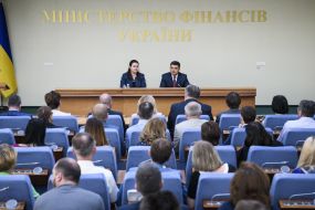 Владимир Гройсман и Оксана Маркарова