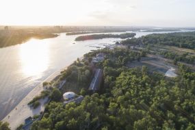 The Dnieper River in Kiev