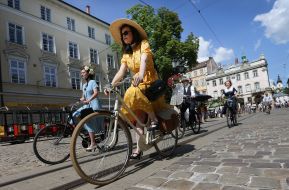 "Batyary on the Rovers" Velo Promenade  in Lviv