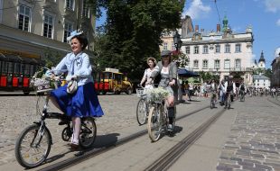 "Batyary on the Rovers" Velo Promenade  in Lviv