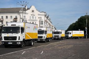 Presentation of cars of new fleet of vehicles of PJSC "Ukrposhta"