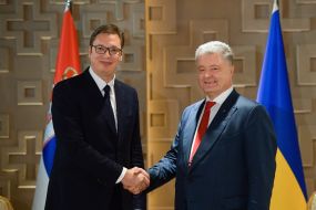 Petro Poroshenko and Aleksandar Vučić