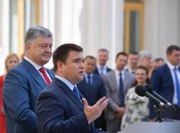Pavel Klimkin, Petro Poroshenko  