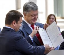 Pavel Klimkin, Petro Poroshenko  