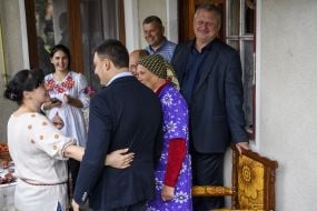 Vladimir Groisman visited a family of farmers