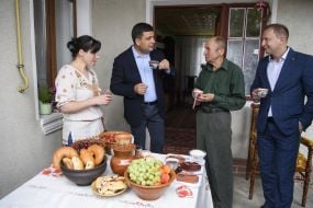 Vladimir Groisman visited a family of farmers