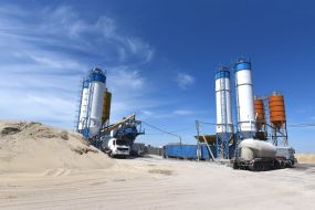Construction of the Seaside Wind Power Plant