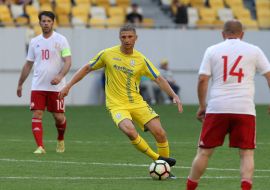 The game moment of the match