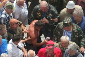 Collisions under the Verkhovna Rada of Ukraine