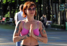 International Yoga Day in Kharkiv