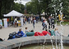 Participants in the celebration of Youth Day