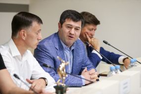 Vasyl Voloshin, Roman Nasirov and Victor Korzh