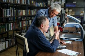 Presentation of the project "BIBLIO HUB for visually impaired"