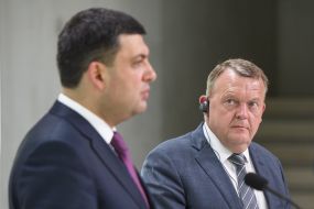 Vladimir Groysman and Lars Lukke Rasmussen