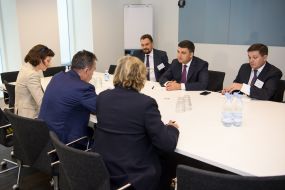 Vladimir Groysman and Anders Fogh Rasmussen