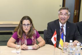 Христя Фриланд и Роман Ващук 