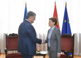 Petro Poroshenko, Ana Brnabić