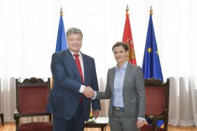 Petro Poroshenko, Ana Brnabić