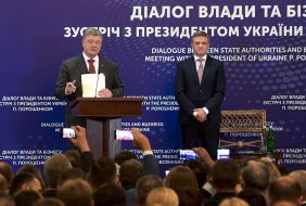 Petro Poroshenko and Dmitry Shimkiv