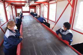 Waste sorting line in Sambir